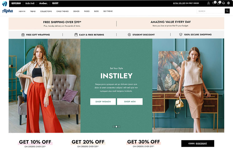 Insame Shopify Landing Page