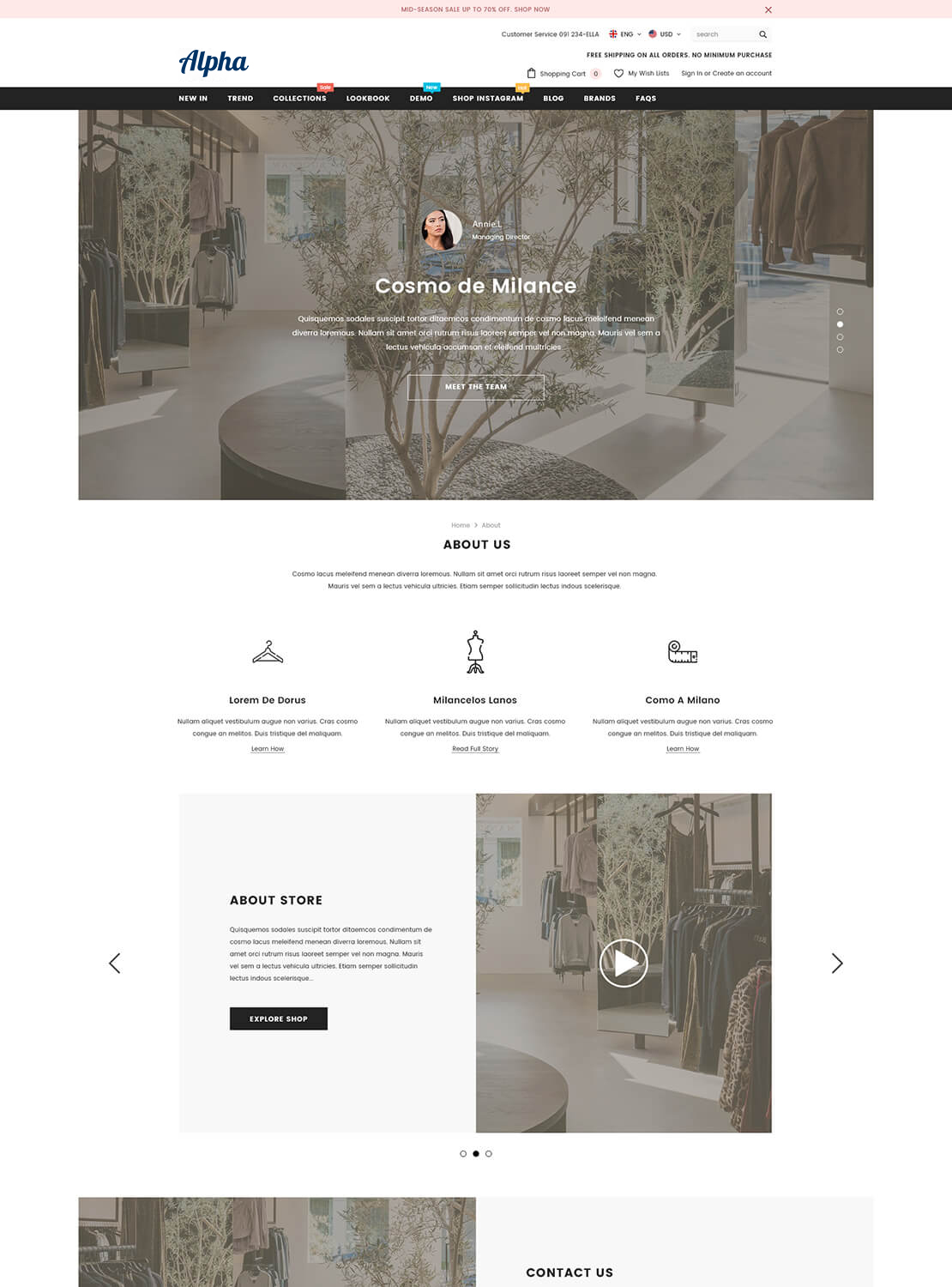 Insame Other Page - About Layout 1